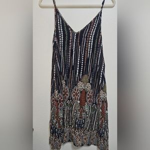 Shein multi color summer cami dress size XL